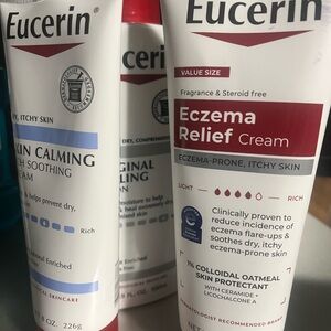 Eczema Relief Cream - White and Red